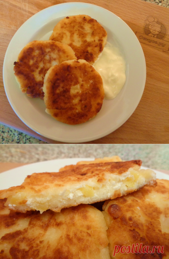 Сырники с яблоками / Простые рецепты