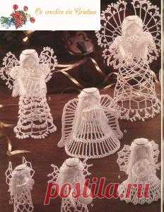 Angels crochet / Ангелочки вязание крючком | Мои рукодельки