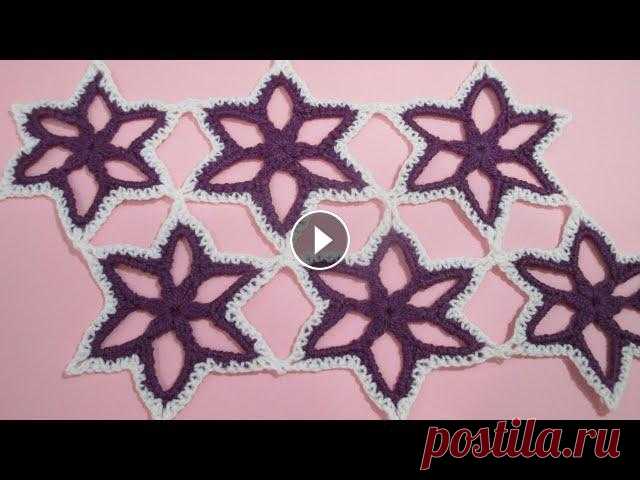 Как вязать красивый узор звездочки смотрите видеоурок. Как вязать скользящую петлю: https://youtu.be/Wk8u8YrLFXw ПЛЕЙЛИСТЫ НА МОЕМ КАНАЛЕ: Уроки вязан...