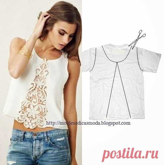 RECICLAGEM DE CAMISAS E T-SHIRTS - 2 | Cortes e Costura