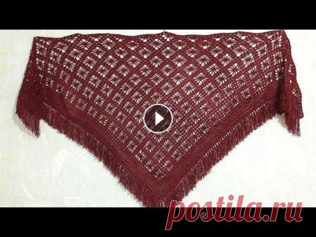 Шаль крючком. Часть 1.  Шаль узором паучки. Как научиться вязать крючком. Вязание крючком 2019. Привет Всем! Сегодня я Вам расскажу как научиться вязать шаль узором &quot;паучки&quot;. Для вязания шали нам понадобится: - 2 с лишним моточка пряжи ...