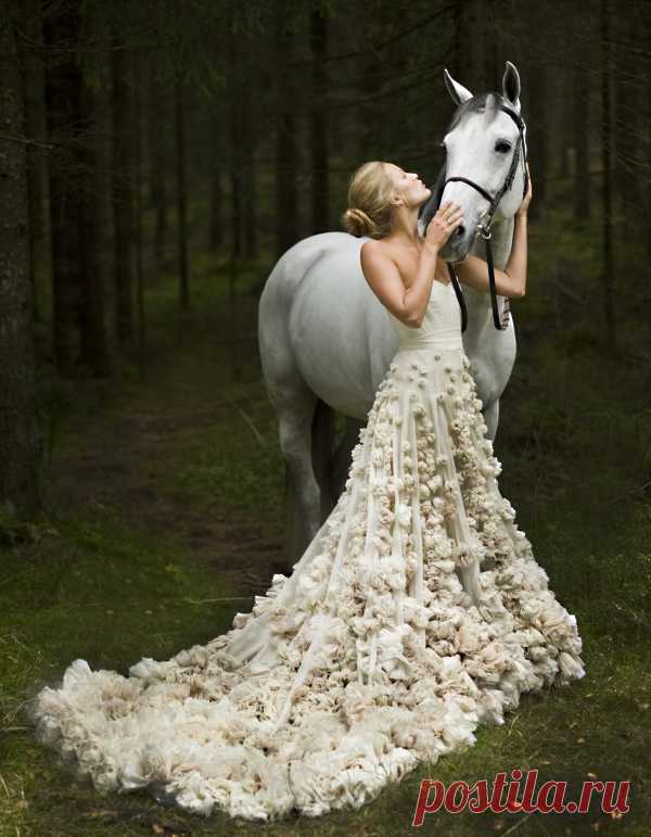 Wedding Dresses from Leila Hafzi | Burnett's Boards - Daily Wedding Inspiration