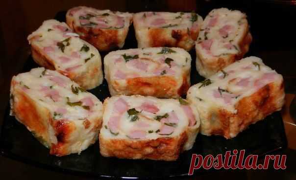 Ленивые блинчики с ветчиной и сыром!!! Вкусно, пальчики оближешь!!!