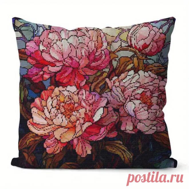 Набор для Ручной Вышивки Пионов для Творчества Полный - Temu Moldova