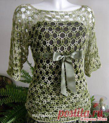 Ажурная кофточка из "Страны мам".