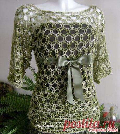 Ажурная кофточка из &quot;Страны мам&quot;.
