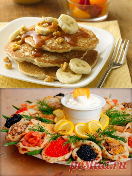 12 вкусных начинок для блинов