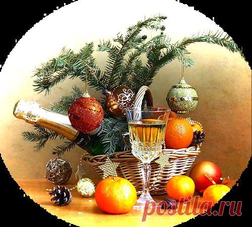 Новогодние натюрморты для ваших работ(клипарт пнг) 119 фото