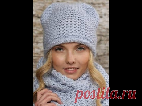 Вязание Шапок Спицами - модели - 2019 / Knitting Caps Knitting