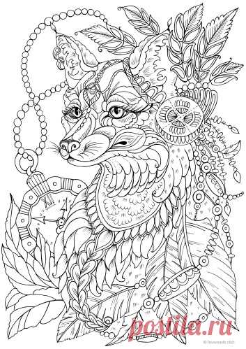 Zorro de fantasía - Favoreads Coloring Club