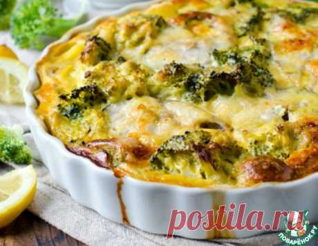 Запеканка с рыбой, картофелем и брокколи – кулинарный рецепт