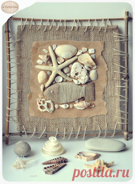 МК панно в морском стиле! - Ярмарка Мастеров - ручная работа, handmade