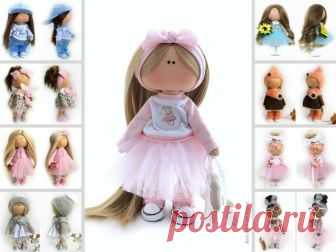 Portrait Art Doll, Baby Room Rag Doll, Nursery Fabric Doll, Tilda Cloth Doll Soft Pink Doll Textile Gift Doll Bambole di stoffa by Natalia P Hello, dear visitors!  This is handmade cloth doll created by Master Natalia P (Moscow, Russia). All dolls on the photo are mady by artist Natalia P. You can find them in our shop searching by artist name. Here are all dolls of artist Natalia P: