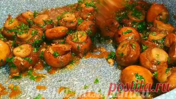 Такие жаренные грибы с чесноком вы точно не пробовали!Вкусные шампиньоны!Повторит... - Яндекс.Видео