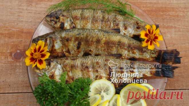 Рыба, приготовленная на углях - рецепт пошаговый с фото