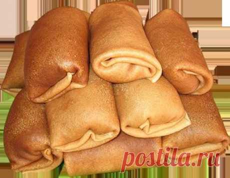 Блинчики, фаршированные мясом и грибами