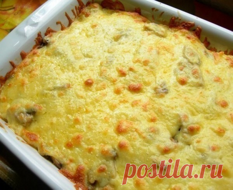 Картофельная запеканка с курицей