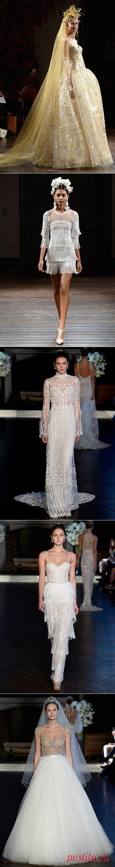 15 лучших платьев с Недели свадебной моды в Нью-Йорке