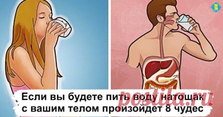 Если вы будете пить воду натощак после пробуждения, с вашим телом произойдет 8 чудес - Brainum