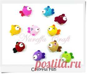 :: Nureffa Craft ::: :: CoLoRFisH - amigurumi free pattern ::
