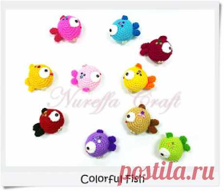 :: Nureffa Craft ::: :: CoLoRFisH - amigurumi free pattern ::