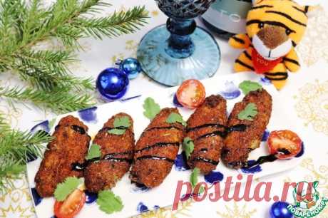 Запеченные куриные крылышки в пряной панировке Кулинарный рецепт