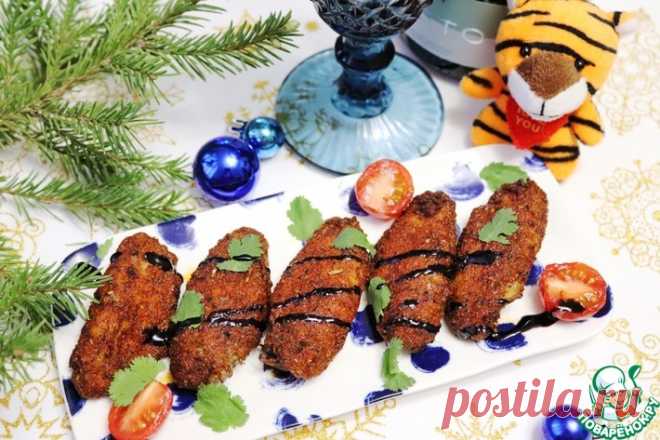 Запеченные куриные крылышки в пряной панировке Кулинарный рецепт