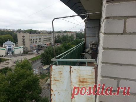 Балкон до и после ремонта