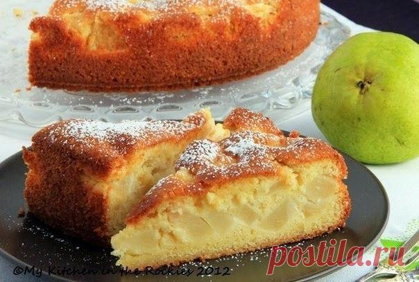 Французский грушевый пирог