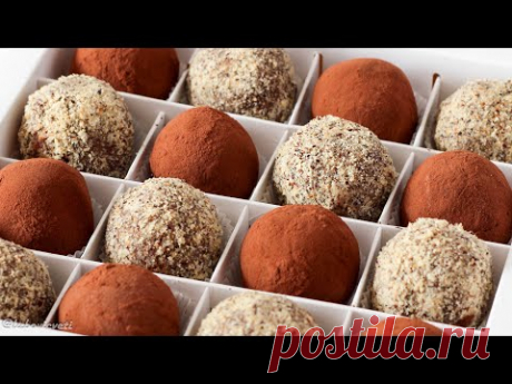 РОСКОШНЫЕ шоколадные конфеты ТРЮФЕЛИ рецепт