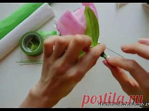 Тканевая флористика: учимся делать летоны. Видео мастер-класс от Академии Рукоделия.