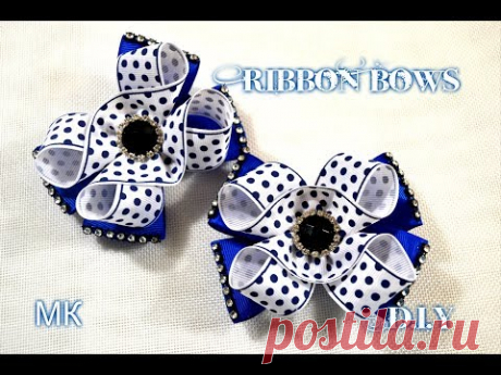 🎀Ribbon Bows/💖 Очень красивые бантики/Бантики в школу и каждый день/Tutorial/МК/D.I.Y