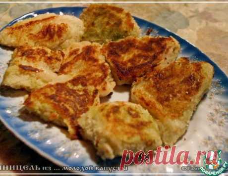 Шницель из капусты с ореховым соусом – кулинарный рецепт