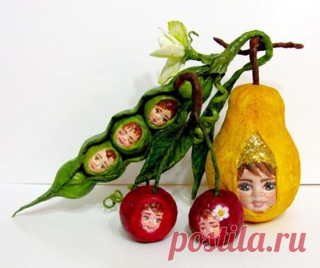 МК Елочная игрушка из ваты - Ярмарка Мастеров - ручная работа, handmade