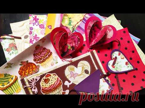 ⭐ Дизайнерский картон из салфеток 💖 2 простые гирлянды ко Дню святого Валентина 🎁 Итоги розыгрыша