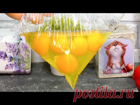 Без сковороды и духовки - готовлю ЗАВТРАК из яиц на всю семью!
