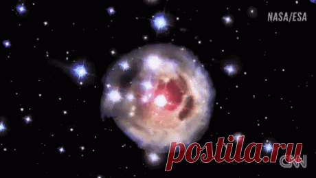 NASA опубликовало момент взрыва звезды