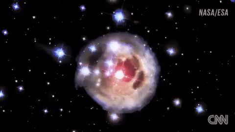 NASA опубликовало момент взрыва звезды