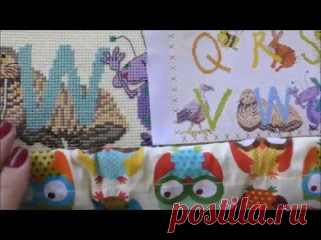 Вышиваю АНГЛИЙСКИЙ АЛФАВИТ/ Вышивка крестиком