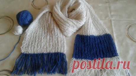 Шарф комбинированный.