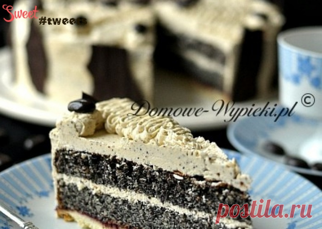 Маковый торт с кофейным кремом | Sweet Twittes