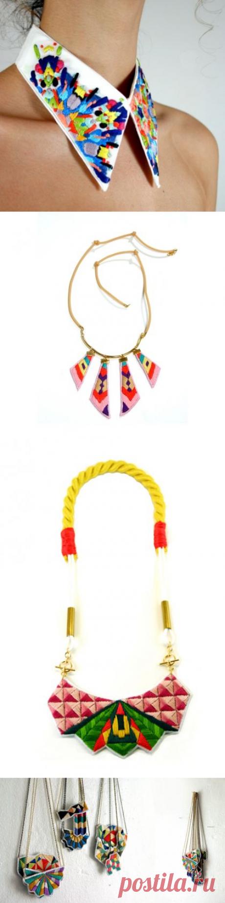 Вышивка в аксессуарах (подборка) / Вышивка /