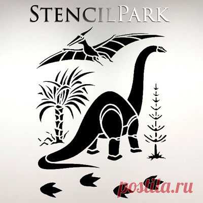 Dinosaurs Park Kids Decor Reusable Craft Stencil Walls Furniture A5 A4 A3 167  | eBay Reusable Thick Craft Stencil for Furniture, Walls, Wood, Fabrics, Glass, Art, Canvas etc. Available size: A5,A4, A3. Stencils are made from thick plastic sheet, reusable. Simply wash it in a warm water and use again.
