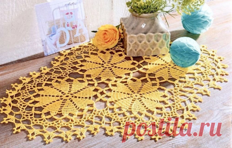 Невероятно красивые вязаные салфетки со схемами | ViKa_LiFe Пульс Mail.ru Подборка красивых салфеток со схемами для вязания крючком