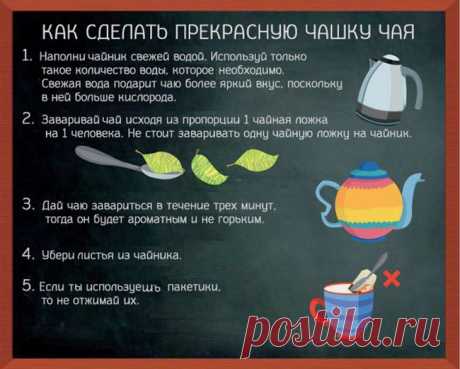 14 правил приготовления чая, которые стоит знать каждому любителю этого напитка. | Узнал сам - расскажи другому.