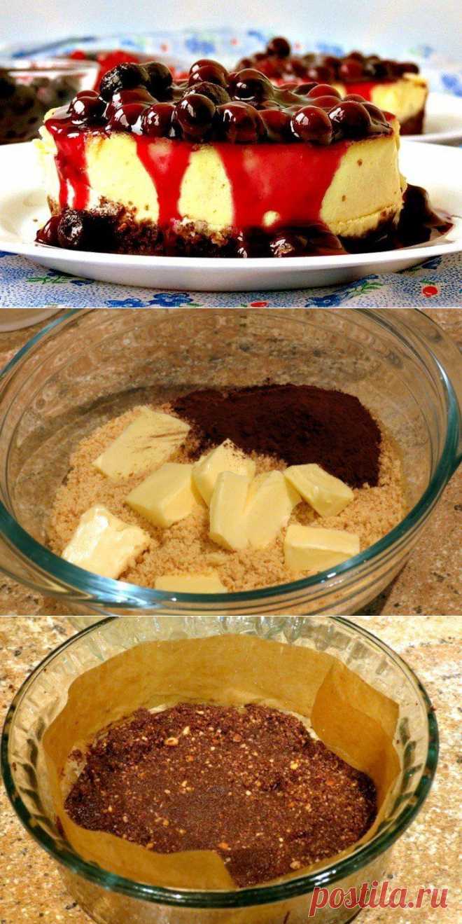 Мини-чизкейки с черничным соусом