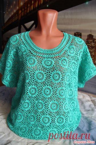 Кофточка из мотивов. Подарок для мамули на 8 марта. Доброго всем времени суток, СМ!!! Хотелось бы вначале поздравить вас с нашим замечательным праздником, с 8 марта!!!