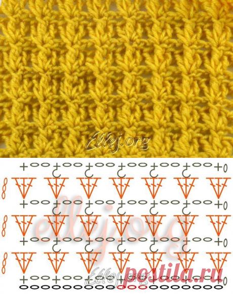 Медовый узор | Crochet by Ellej | Вязание крючком от Елены Кожухарь