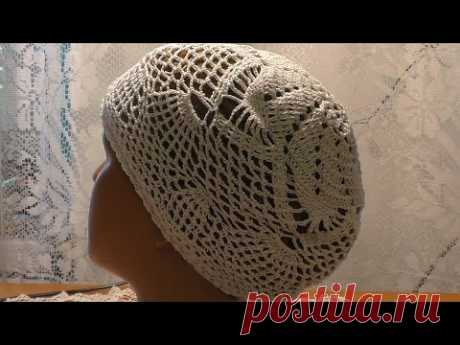 Очень интересный летний беретик