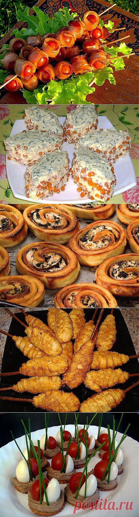 ОРИГИНАЛЬНЫЕ ЗАКУСКИ ДЛЯ ПРАЗДНИЧНОГО СТОЛА.
